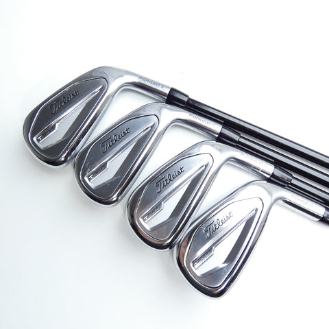Used Titleist T350 2023 Iron Set / 5 - PW + 48° / Regular Flex
