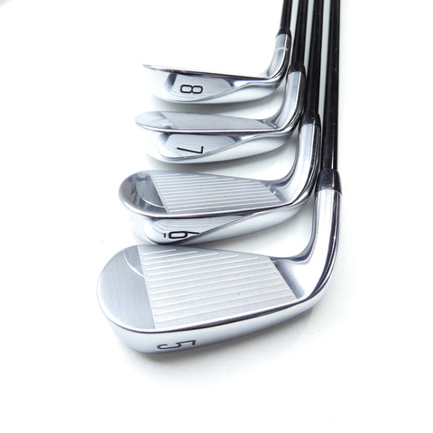 Used Titleist T350 2023 Iron Set / 5 - PW + 48° / Regular Flex