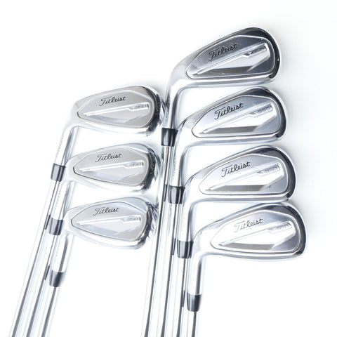 Used Titleist T350 2023 Iron Set / 5 - PW + 48° / Regular Flex / Left-Handed
