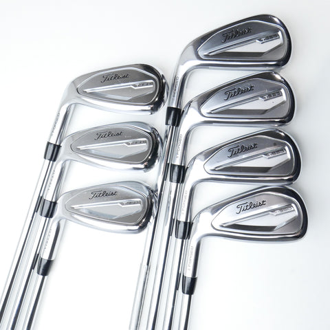 Used Titleist T350 2023 Iron Set / 5 - PW + 48° / Regular Flex / Left-Handed