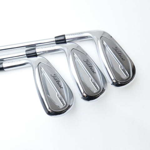 Used Titleist T350 2023 Iron Set / 5 - PW + 48° / Regular Flex / Left-Handed