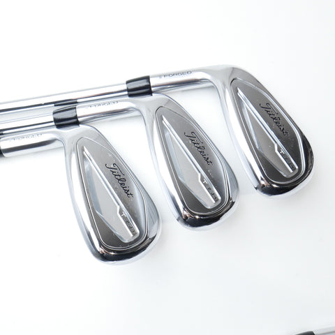Used Titleist T350 2023 Iron Set / 5 - PW + 48° / Regular Flex / Left-Handed