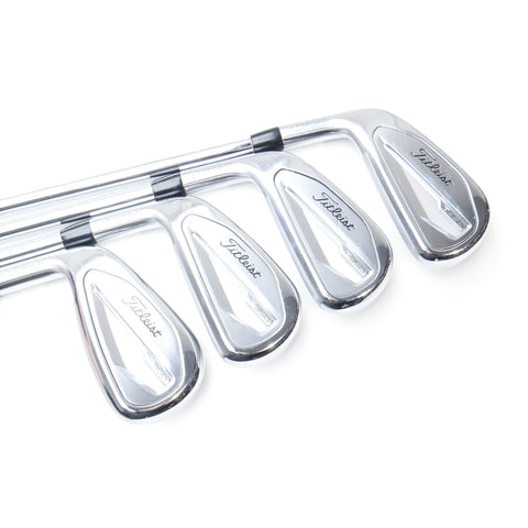 Used Titleist T350 2023 Iron Set / 5 - PW + 48° / Regular Flex / Left-Handed