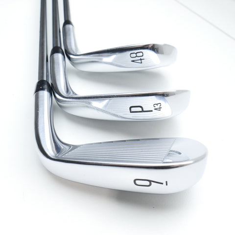 Used Titleist T350 2023 Iron Set / 5 - PW + 48° / Regular Flex / Left-Handed