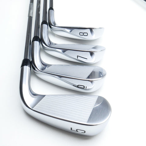 Used Titleist T350 2023 Iron Set / 5 - PW + 48° / Regular Flex / Left-Handed