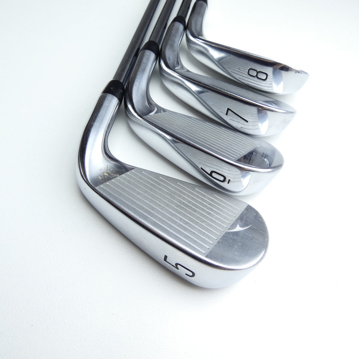 Used Titleist T350 2023 Iron Set / 5 - PW + 48° / Regular Flex / Left-Handed