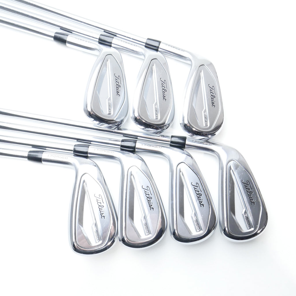 Used Titleist T350 2023 Iron Set / 5 - PW + 48° / Regular Flex / Left-Handed