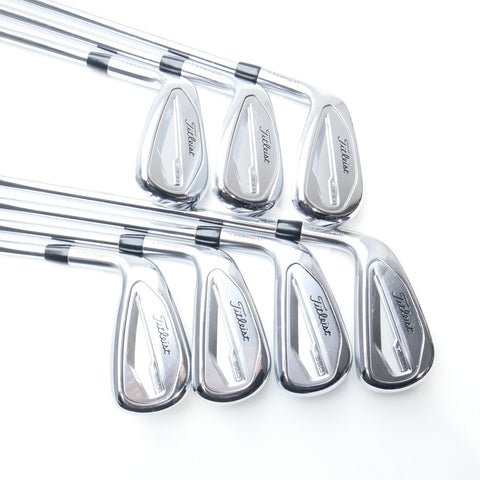 Used Titleist T350 2023 Iron Set / 5 - PW + 48° / Regular Flex / Left-Handed