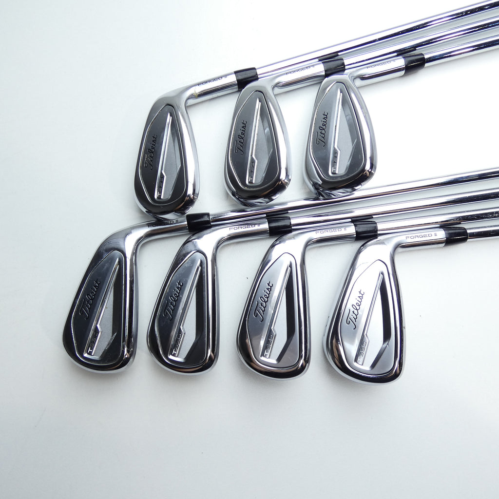 Used Titleist T350 2023 Iron Set / 5 - PW + 48° / Regular Flex