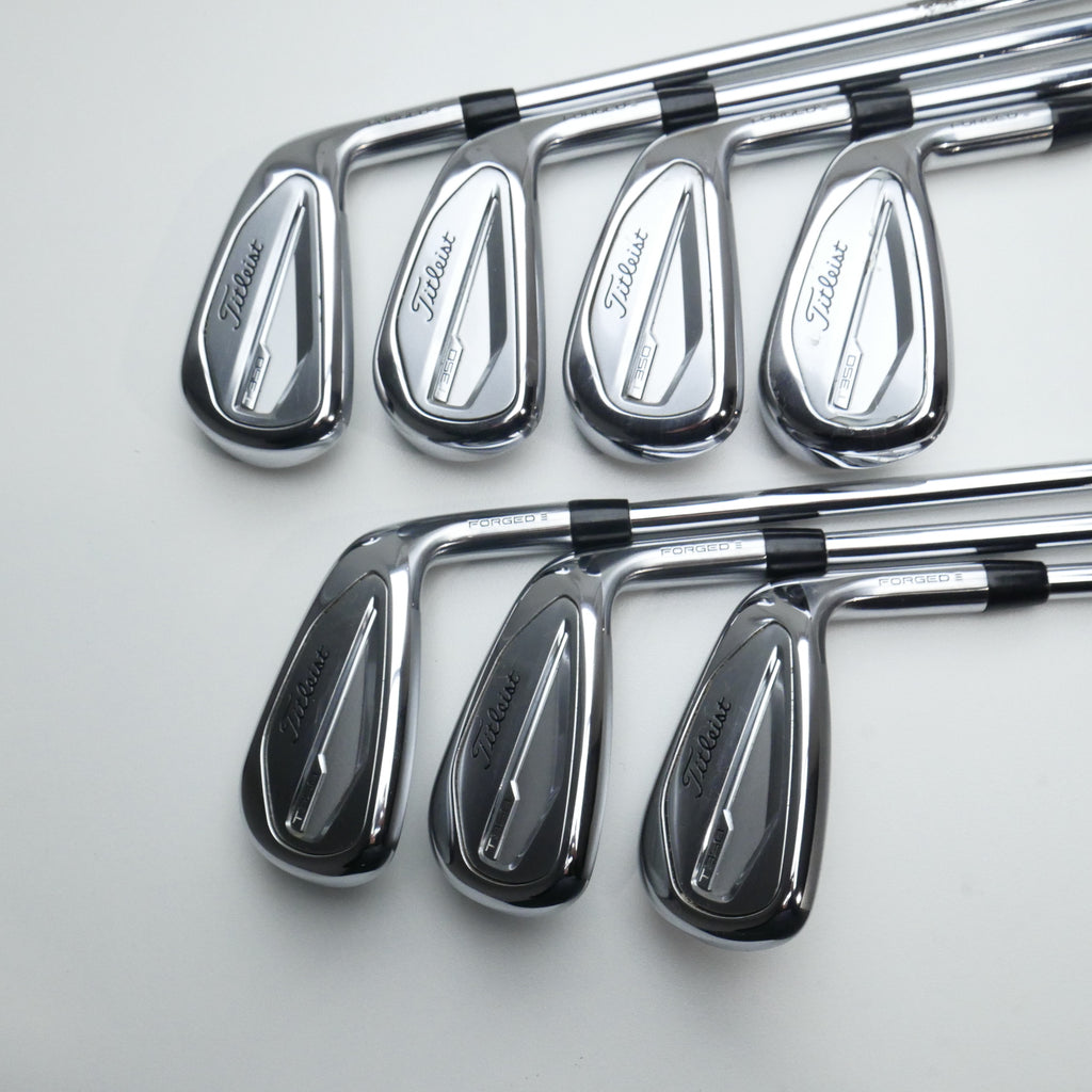 Used Titleist T350 2023 Iron Set / 5 - PW + 48° / Stiff Flex