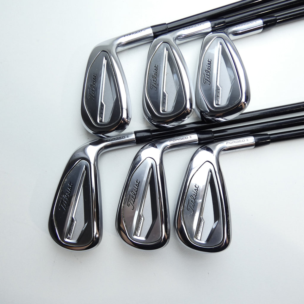 Used Titleist T350 2023 Iron Set / 6 - PW + 48° / A Flex