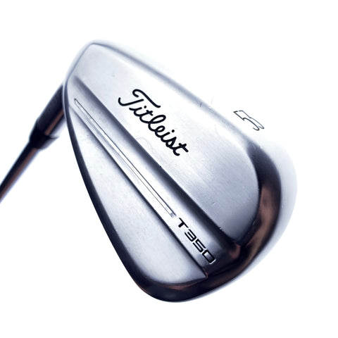 Used Titleist T350 2025 GW Iron / 53.0 Degrees / Stiff Flex / Left-Handed