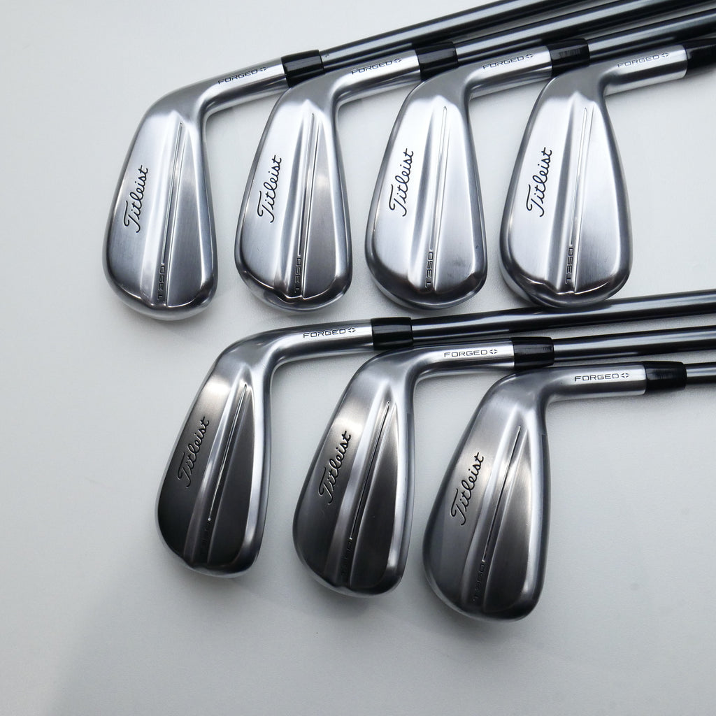 Used Titleist T350 2025 Iron Set / 5 - PW + 48° / Soft Regular Flex