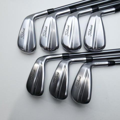 Used Titleist T350 2025 Iron Set / 5 - PW + 48° / Soft Regular Flex