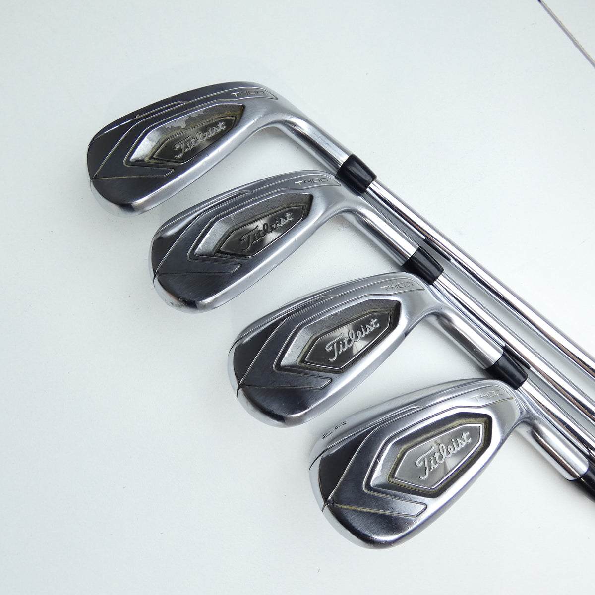 Used Titleist T400 Iron Set / 5 - SW + 43° + 49° / Regular Flex