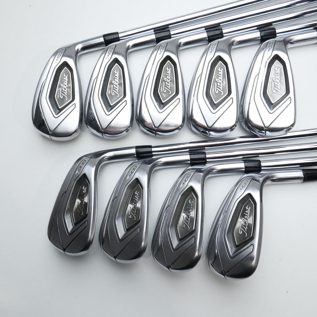 Used Titleist T400 Iron Set / 5 - SW + 43° + 49° / Regular Flex