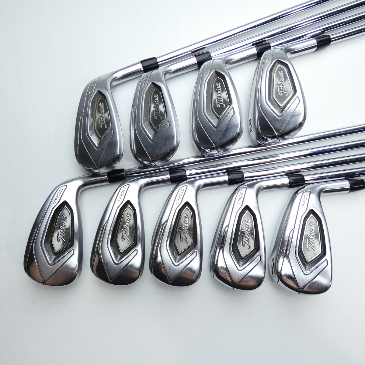 Used Titleist T400 Iron Set / 5 - SW + 43° + 49° / Regular Flex