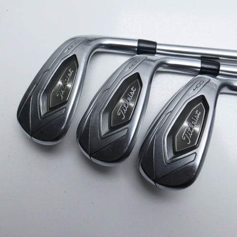 Used Titleist T400 Iron Set / 6 - PW + 43° + 49° / A Flex