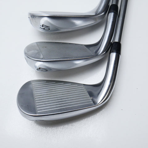Used Titleist T400 Iron Set / 6 - PW + 43° + 49° / A Flex