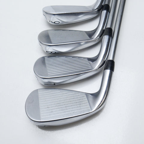 Used Titleist T400 Iron Set / 6 - PW + 43° + 49° / A Flex