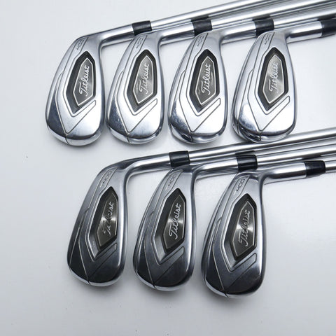 Used Titleist T400 Iron Set / 6 - PW + 43° + 49° / A Flex
