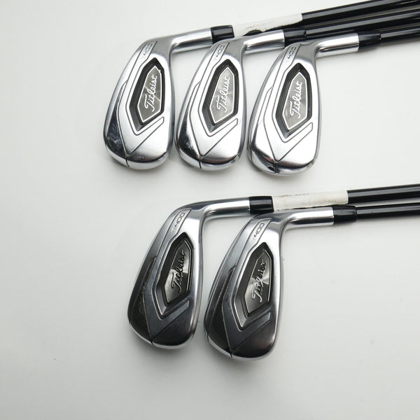 Used Titleist T400 Iron Set / 6 - PW / Regular Flex
