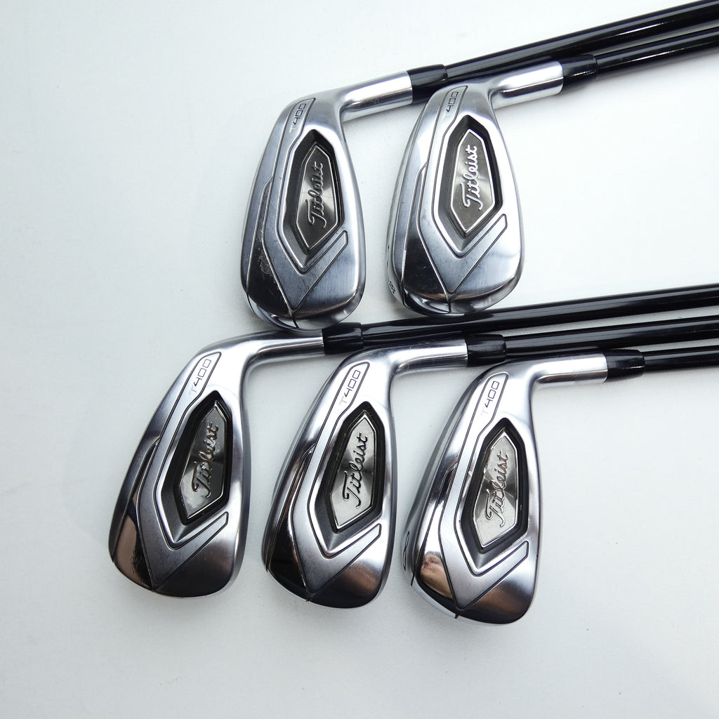 Used Titleist T400 Iron Set / 6 - PW / Regular Flex