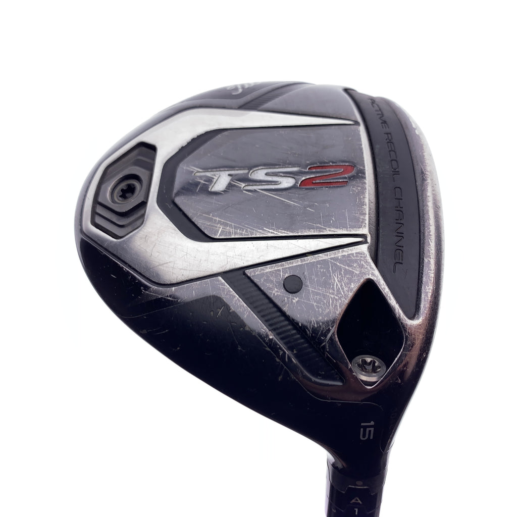 Used Titleist TS2 3 Fairway Wood / 15 Degrees / Stiff Flex