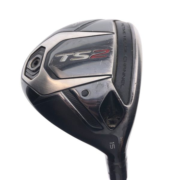 Used Titleist TS2 3 Fairway Wood / 15 Degrees / Stiff Flex