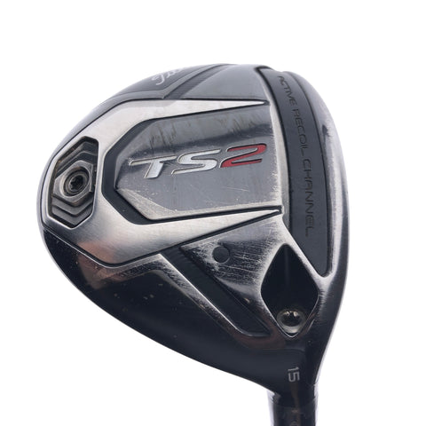 Used Titleist TS2 3 Fairway Wood / 15.0 Degrees / Regular Flex