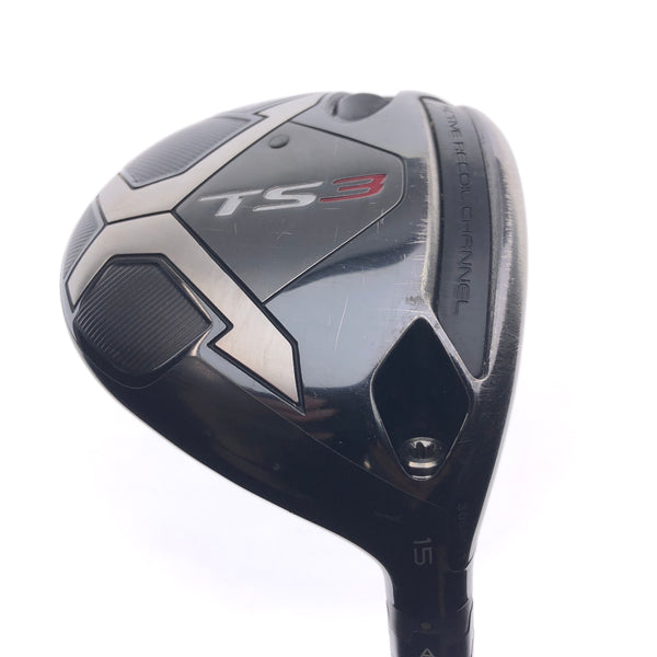 Used Titleist TS3 3 Fairway Wood / 15 Degrees / Lite Flex