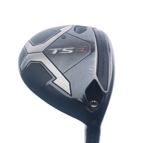 Used Titleist TS3 3 Fairway Wood / 15 Degrees / Regular Flex