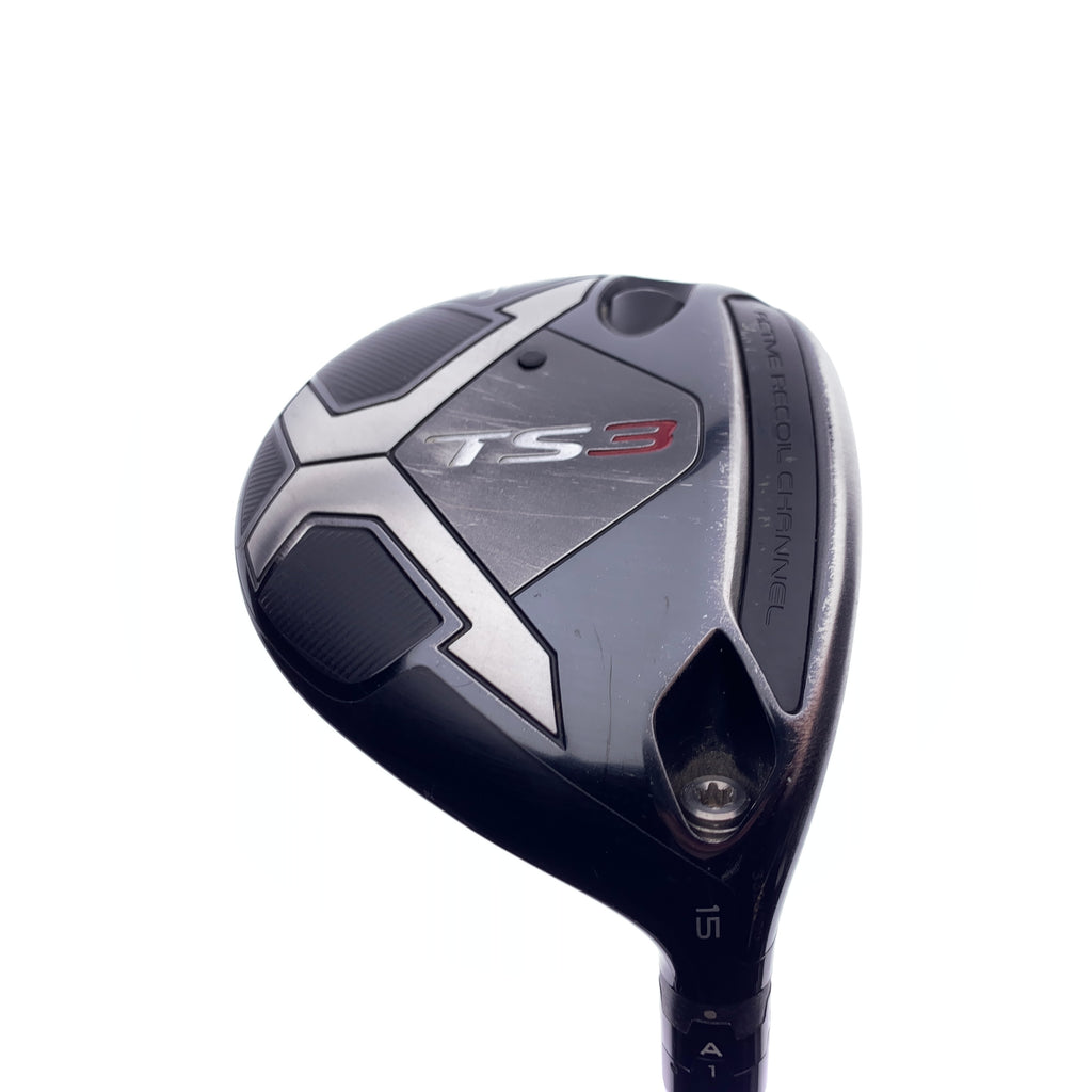 Used Titleist TS3 3 Fairway Wood / 15 Degrees / Stiff Flex