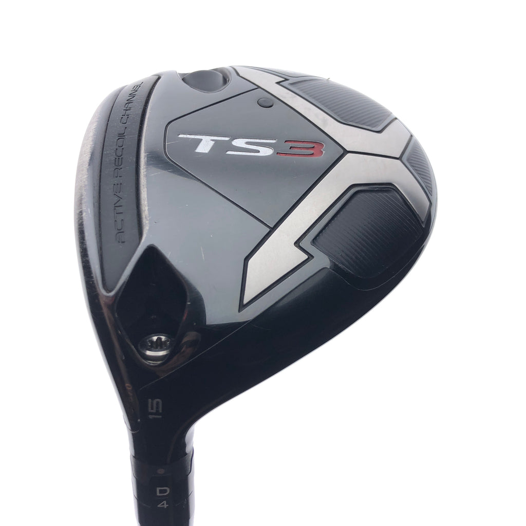 Used Titleist TS3 3 Fairway Wood / 15 Degrees / X-Stiff Flex / Left-Handed