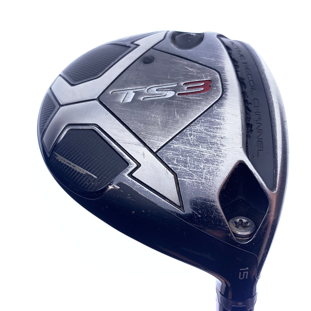 Used Titleist TS3 3 Fairway Wood / 15.0 Degrees / Stiff Flex