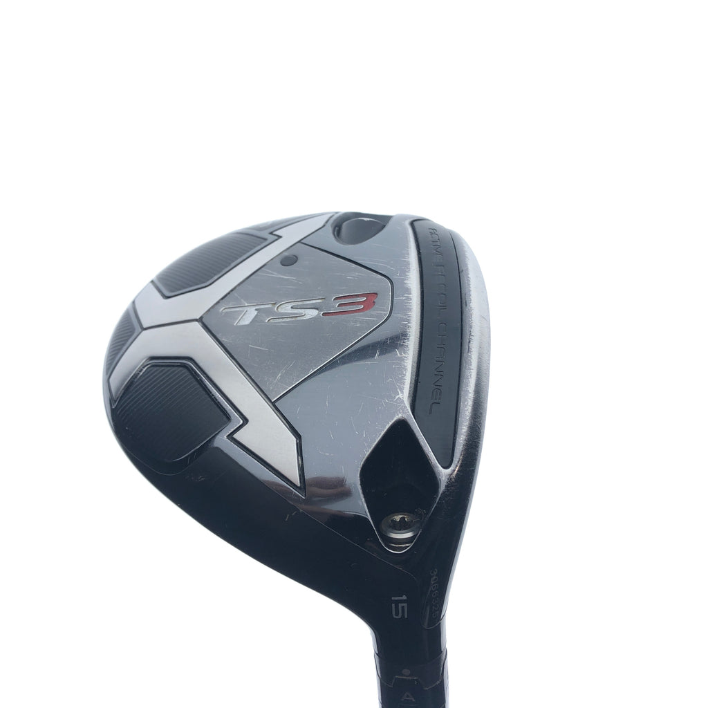 Used Titleist TS3 3 Fairway Wood / 15.0 Degrees / Stiff Flex
