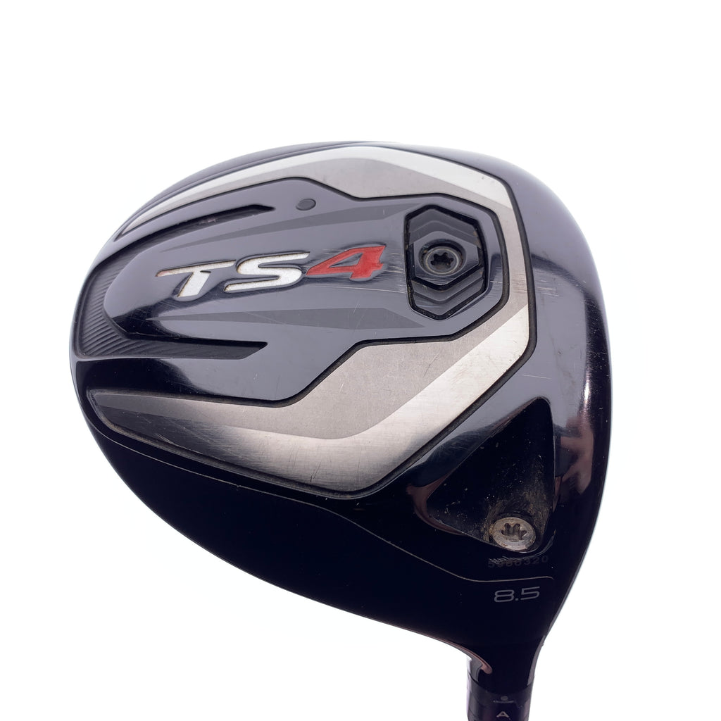 Used Titleist TS4 Driver / 8.5 Degrees / Stiff Flex