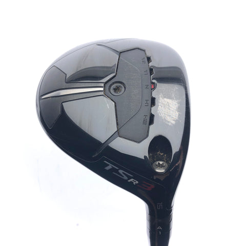 Used Titleist TSR 3 3 Fairway Wood / 15 Degrees / Soft Regular Flex