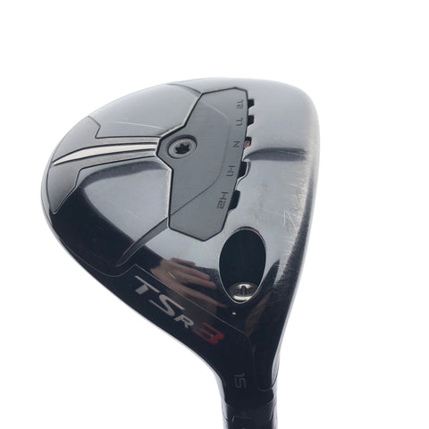 Used Titleist TSR 3 3 Fairway Wood / 15 Degrees / Stiff Flex