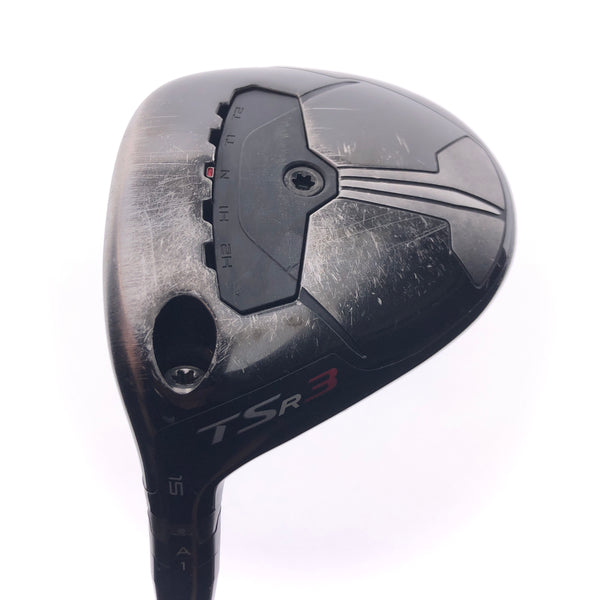 Used Titleist TSR 3 3 Fairway Wood / 15 Degrees / TX Flex / Left-Handed