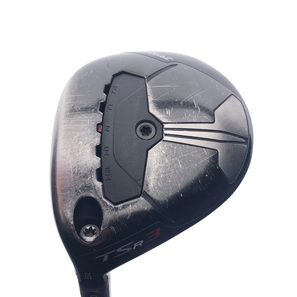 Used Titleist TSR 3 3 Fairway Wood / 15 Degrees / TX Flex / Left-Handed