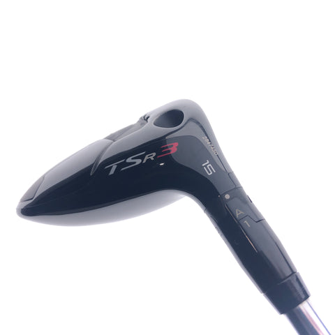 Used Titleist TSR 3 3 Fairway Wood / 15 Degrees / TZ Six ST 75 M5 / X-Stiff Flex