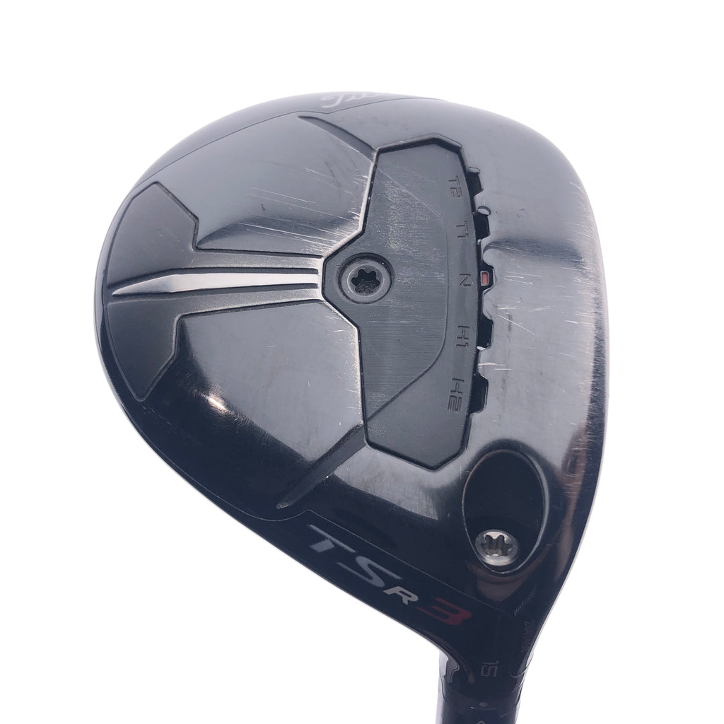 Used Titleist TSR 3 3 Fairway Wood / 15 Degrees / TZ Six ST 75 M5 / X-Stiff Flex