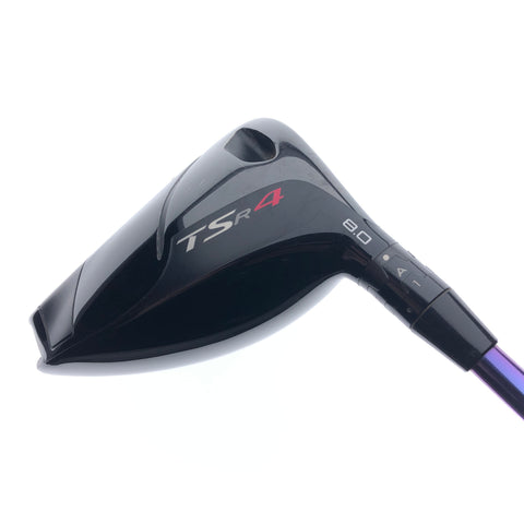 Used Titleist TSR 4 Driver / 8.0 Degrees / Small Batch HZRDUS Stiff Flex