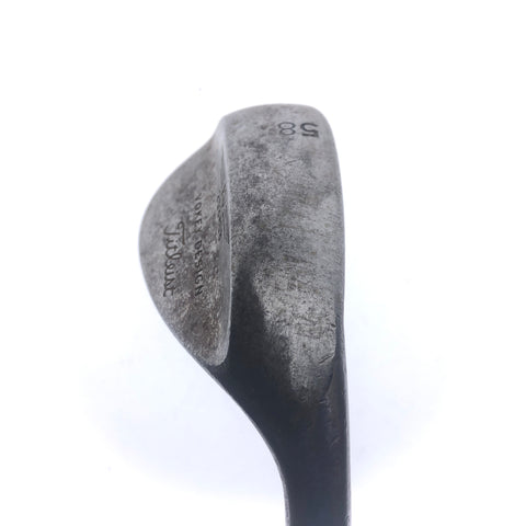 Used Titleist Vokey Black Nickel Lob Wedge / 58.0 Degrees / Wedge Flex