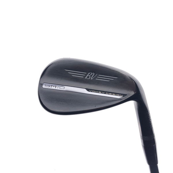 Used Titleist Vokey SM10 Black Vapor Gap Wedge / 50.0 Degrees / Wedge Flex