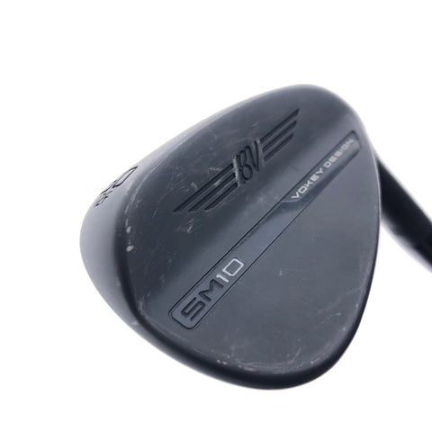 Used Titleist Vokey SM10 Jet Black Gap Wedge / 50.0 Degrees / Wedge Flex