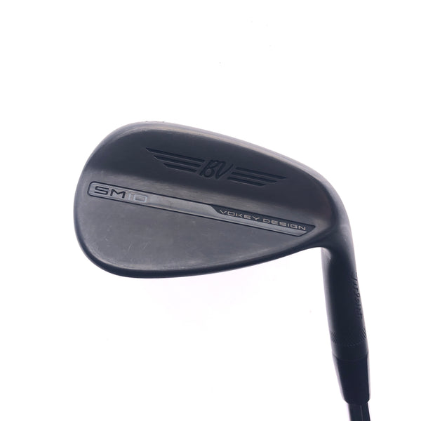 Used Titleist Vokey SM10 Jet Black Gap Wedge / 52.0 Degrees / Stiff Flex