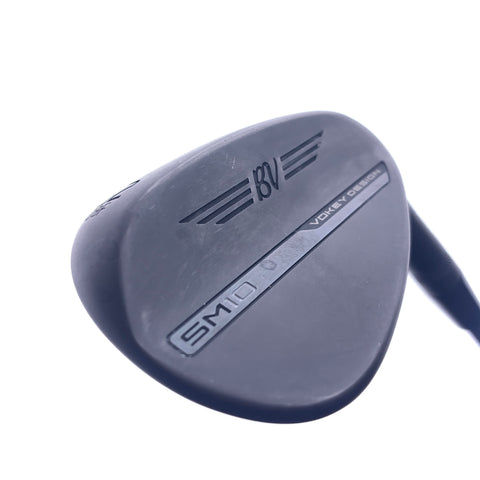 Used Titleist Vokey SM10 Jet Black Gap Wedge / 52.0 Degrees / Wedge Flex