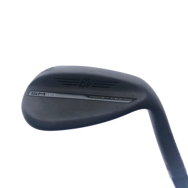 Used Titleist Vokey SM10 Jet Black Lob Wedge / 58.0 Degrees / Stiff Flex